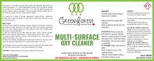 Load image into Gallery viewer, Multi-Surface Oxy Cleaner Concentrate - Green Forest Cleaning
