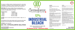 12% Chlorine Industrial Bleach - Green Forest Cleaning
